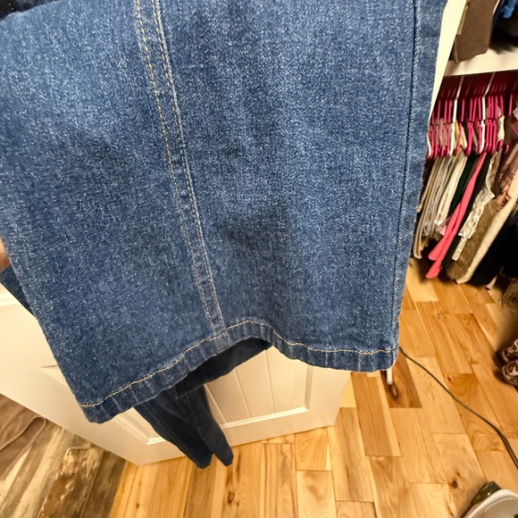 Vintage Forenza One Piece Jean Pantsuit Size 8 - Picture 5 of 8